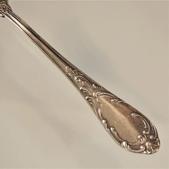 Antique Fork Silverplate Non US Unidentified Pattern Maker - Picture 3 of 11